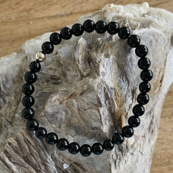 109: Armband Onyx 17 cm