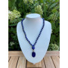 15: Ketting handgeknoopt Lapis Lazuli